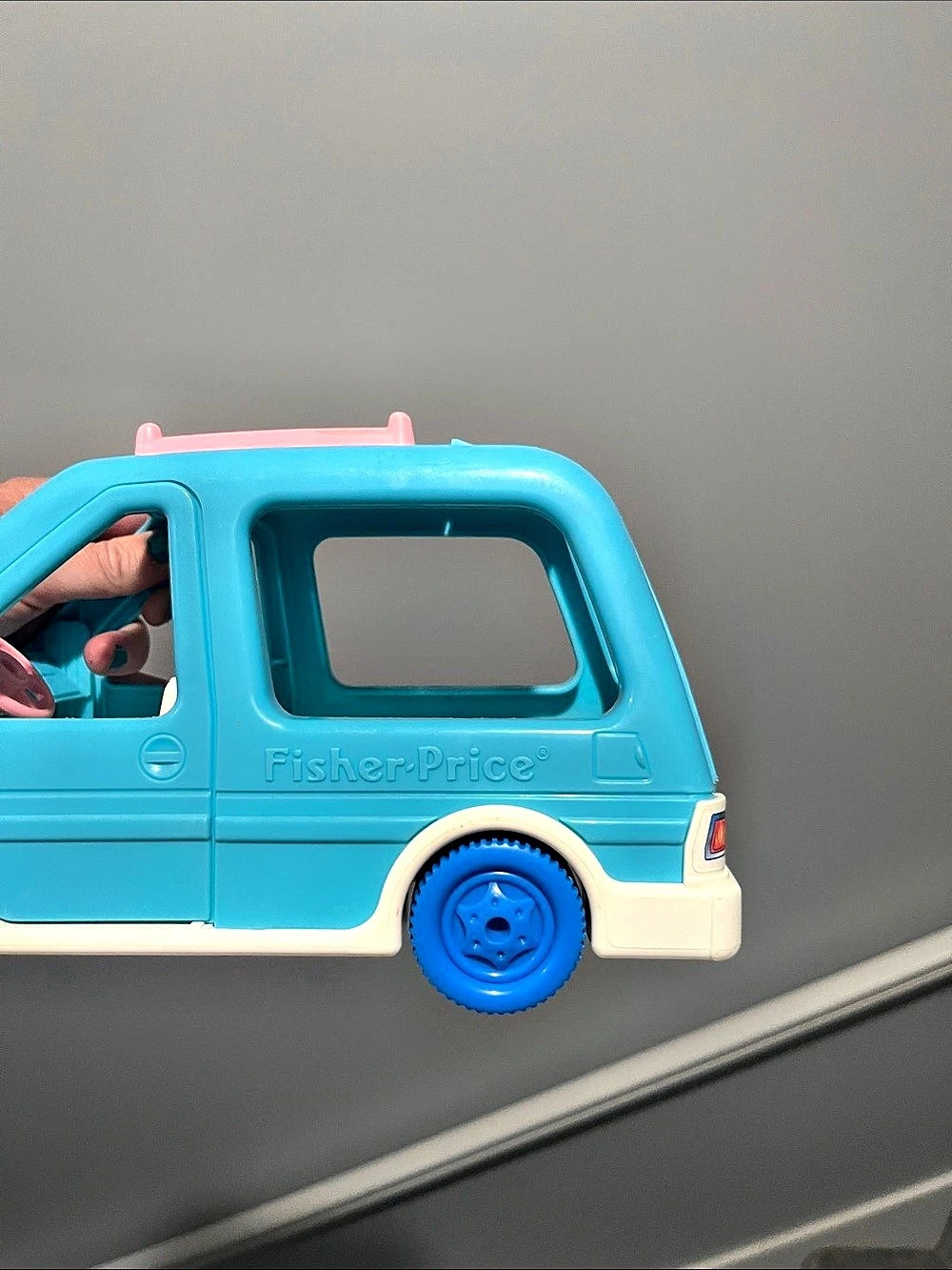 Fisher Price Loving Family Mini Van 1993 Blue & Pink - Picture 14 of 16